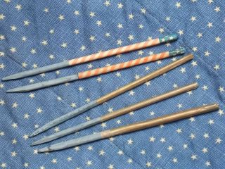 Civil War era Slate Pencils Patriotic Flag stars and stripes and gold wrapped 2