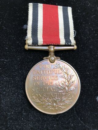 Great Britain Medal For Faithful In The Special Constabulary 3