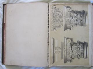 VINTAGE ANTIQUE BYZANTINE ARCHITECTURE BOOK 1864 BUILDING EDIFICES EAST PLATES 8