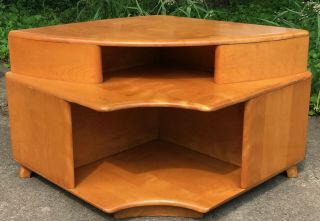 Rare Heywood Wakefield C3540 G Corner - Side - End Table