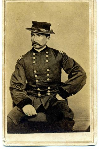 Civil War Major General Philip Sheridan Cdv Cavalry Commander Army Of Potomac
