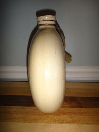 Antique Salt Glazed Stoneware Jug The PIlgrim Hot Water Bottle Early Advertising 11