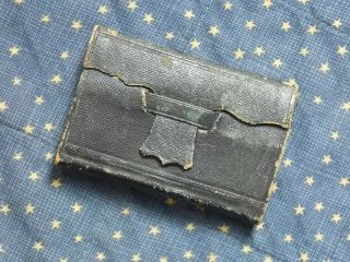 Civil War Era 1860 Bible.  Testament.  Small Wallet Style.  Soldier Style