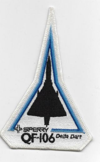 Qf - 106 Delta Dart Sperry Patch Very Rare Drone Patch