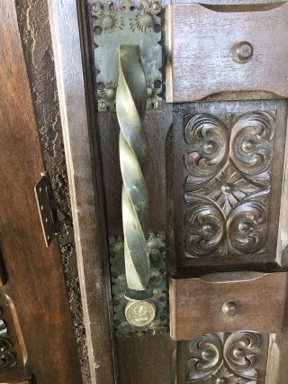 Handcarved Antique Double Entry Doors 5