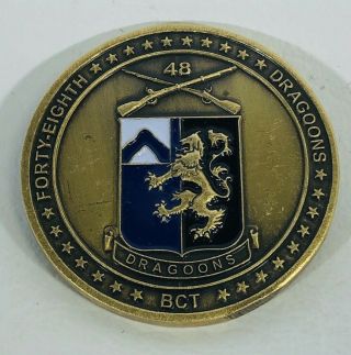U.  S.  Army,  48th Infantry Regiment “dragoons” Challenge Coin -