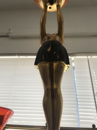 Art Deco Figural Female Sculpture Lamp 2