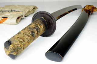 Authentic Antique Japanese Wakizashi Sword Samurai Katana Nihonto,  Fine Smithed