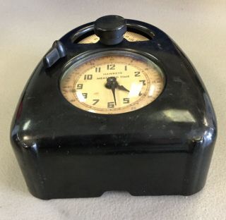Isamu Noguchi Design Hawkeye Measured Time Clock Mid century Art Deco Bakelite 5