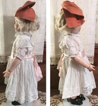 Antique Bisque Head Doll,  Kestner 171 Germany,  14” Marked Ball - Jointed Body CUTE 3