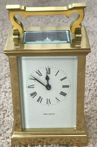 Vintage French Mappin & Webb Carriage Clock
