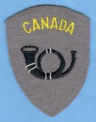 Canadian Army 27th Infantry Brigade Rifles Battalion Patch Sign