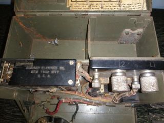 WW2 US Signal Corps Telegraph Set TG - 5 - B Philadelphia 1944 Serial No.  5110 Morse 4
