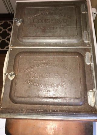 Antique Conservo Two Door Cooker From Toledo Portable Stove Steam Canner Smoker 2