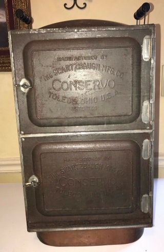 Antique Conservo Two Door Cooker From Toledo Portable Stove Steam Canner Smoker 5