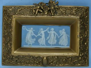 Stunning Early Wedgwood Plaque Mounted In Frame John Flaxman Interest