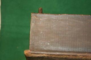 FINE 19th Century Primitive Antique Carpenters Wooden Carrier Tool Box Inv PJ36 11
