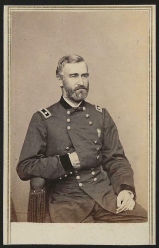 Civil War Cdv Union General Gershom Mott From Jersey Ab