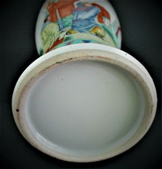 Large Antique Chinese Famille Verte Porcelain Vase 12