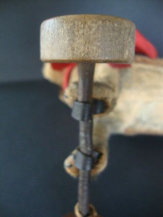 Antique dog on wheels child ' s pull toy 7