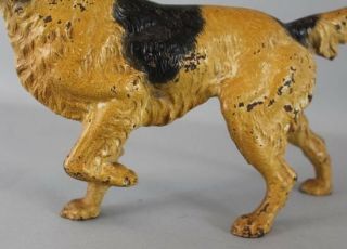 Hubley Doorstop Pointer Dog Setter Cast Iron Paint 4