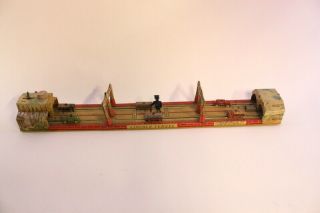Vintage Unique Art Mfg.  Tin Litho Wind Up Toy Lincoln Tunnel From 1930s