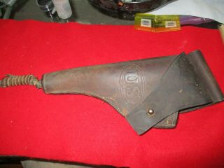 Wwi Military Flap G&k 1917 A G Leather Holster For Colt S&w Revolver