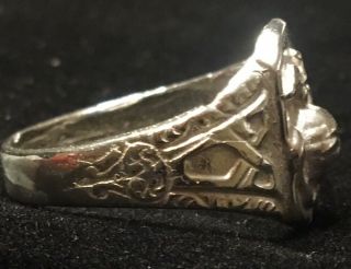 Marine Corp Vintage Sterling Silver US MC ring size - 10 5