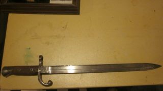 Belgium 1889 Bayonet Made By Hopkins And Allen Arms Co.  Usa Norwich Conn.