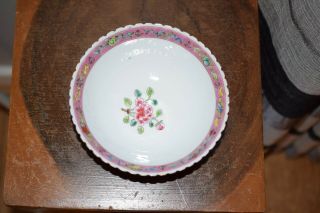 Chinese Nyonya ware straits Peranakan porcelain bowl 7