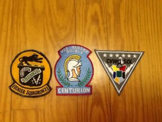 3 Embroidered Us Navy Patch Patches Uss Ranger Centurion Freelancers Cvw Six