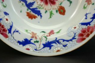 ANTIQUE 18thC CHINESE QIANLONG FAMILLE ROSE PORCELAIN SHALLOW BOWL DISH PLATE 5