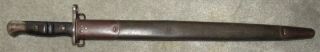 Ww1 Model 1917 Remington Bayonet With Scabbard