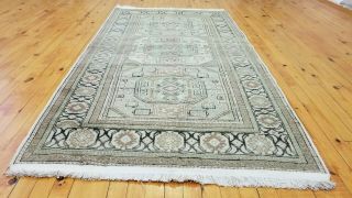 Vintage 1950 - 1960s Natural Dye,  Wool Pile Rug 3 ' 2 