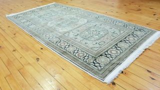 Vintage 1950 - 1960s Natural Dye,  Wool Pile Rug 3 ' 2 