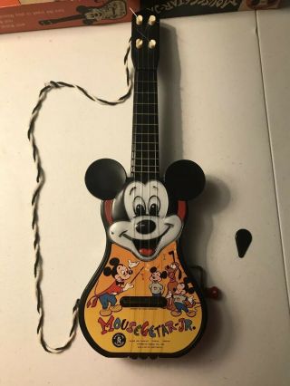 VINTAGE Mattel Mickey Mouse Club Guitar Jr.  Mousegetar,  1955 - 7