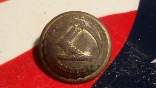 Pretty Dug Civil War Mass Vol Militia Coat Button