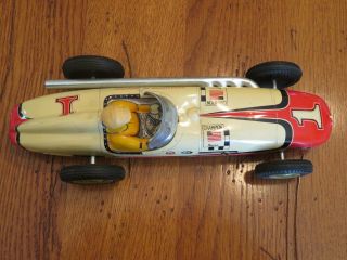 Vintage Yonezawa Tin AJ Foyt Indy 500 Indianapolis Race Car 3