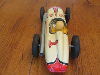 Vintage Yonezawa Tin AJ Foyt Indy 500 Indianapolis Race Car 5