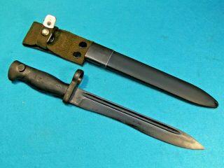 Rare Guatemala Spanish Model - C 7.  62 Rifle Blade - Bayonet & Scabbard