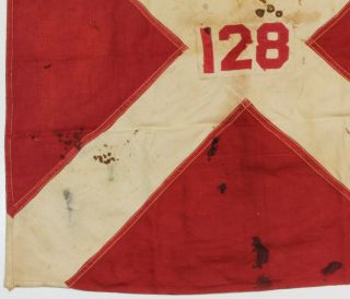 World War I U.  S.  128th Machine Gun Battalion Battle Flag 11