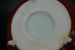 FINE Large Chinese Porcelain Red Glaz Sang de Boeuf Incense Burner Censer QING 6