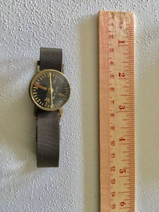Vintage Military Survival Wrist Compass With Olive Drab Nylon Strap W.  C.  Co. 2