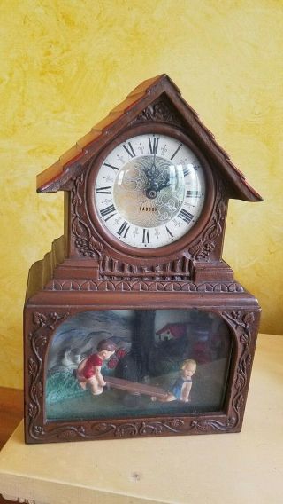 Vintage Haddon Clock: The Teeter Totter: Clock