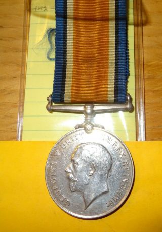 Wwi British War Medal 142 - Can.  Inf.