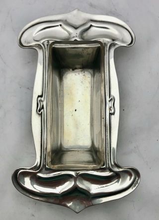 rare liberty & co tudric art nouveau pewter jam dish & liner archibald knox 070 3