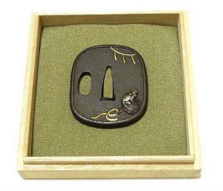◆Tsuba◆ - Mallet of luch & Mouse - Dotemimi style Fantastic 61mm Box 12