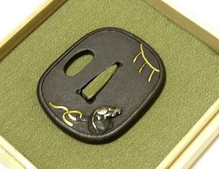 ◆tsuba◆ - Mallet Of Luch & Mouse - Dotemimi Style Fantastic 61mm Box