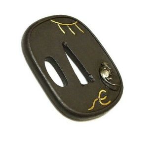 ◆Tsuba◆ - Mallet of luch & Mouse - Dotemimi style Fantastic 61mm Box 6