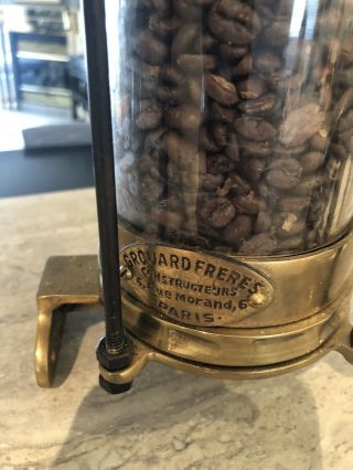 Antique Brass Coffee Bean Dispenser 2